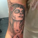 santa muerte tattoo11