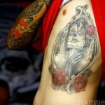 santa muerte tattoo110