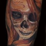 santa muerte tattoo116