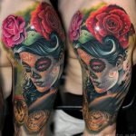 santa muerte tattoo14