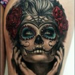 santa muerte tattoo2