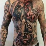 santa muerte tattoo22