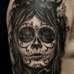 santa muerte tattoo24