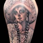 santa muerte tattoo26