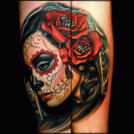 santa muerte tattoo28