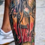 santa muerte tattoo32