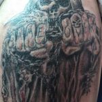 santa muerte tattoo4