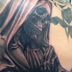 santa muerte tattoo42