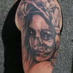 santa muerte tattoo47