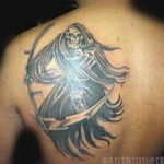 santa muerte tattoo49