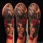 santa muerte tattoo6