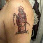 santa muerte tattoo60