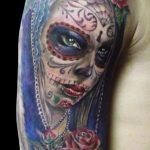 santa muerte tattoo63