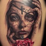 santa muerte tattoo74