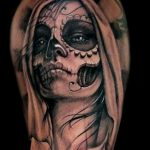 santa muerte tattoo8