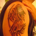 santa muerte tattoo85