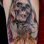 santa muerte tattoo91