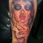 santa muerte tattoo95